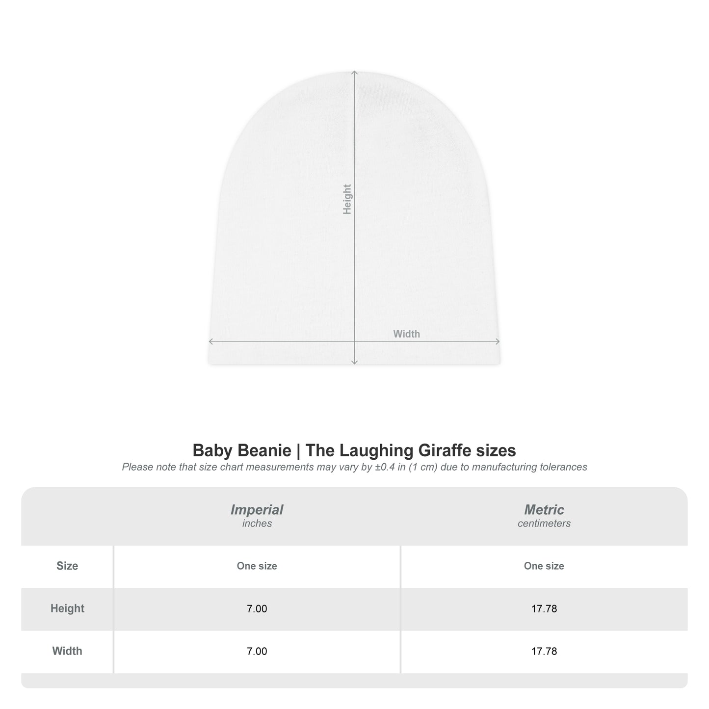 Capy Baby Beanie