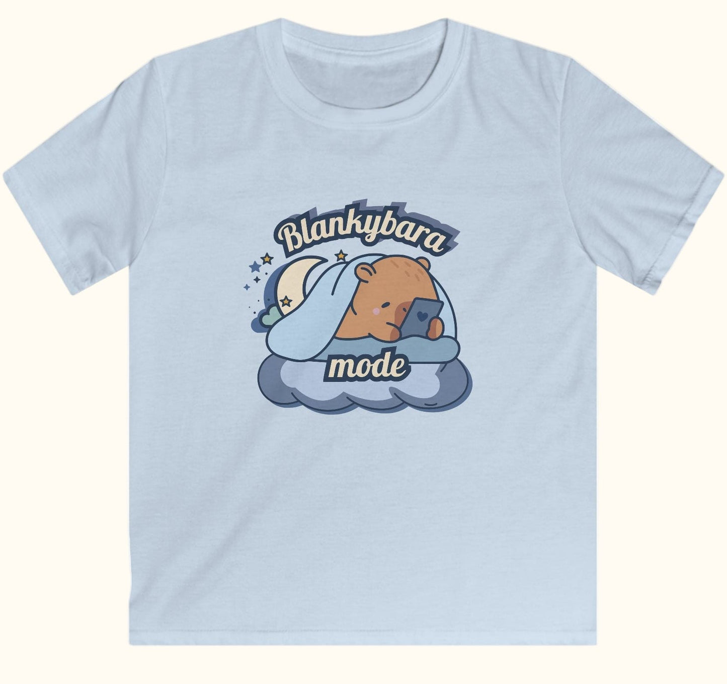 Blankybara Mode Kids Tee - Blue/Pink