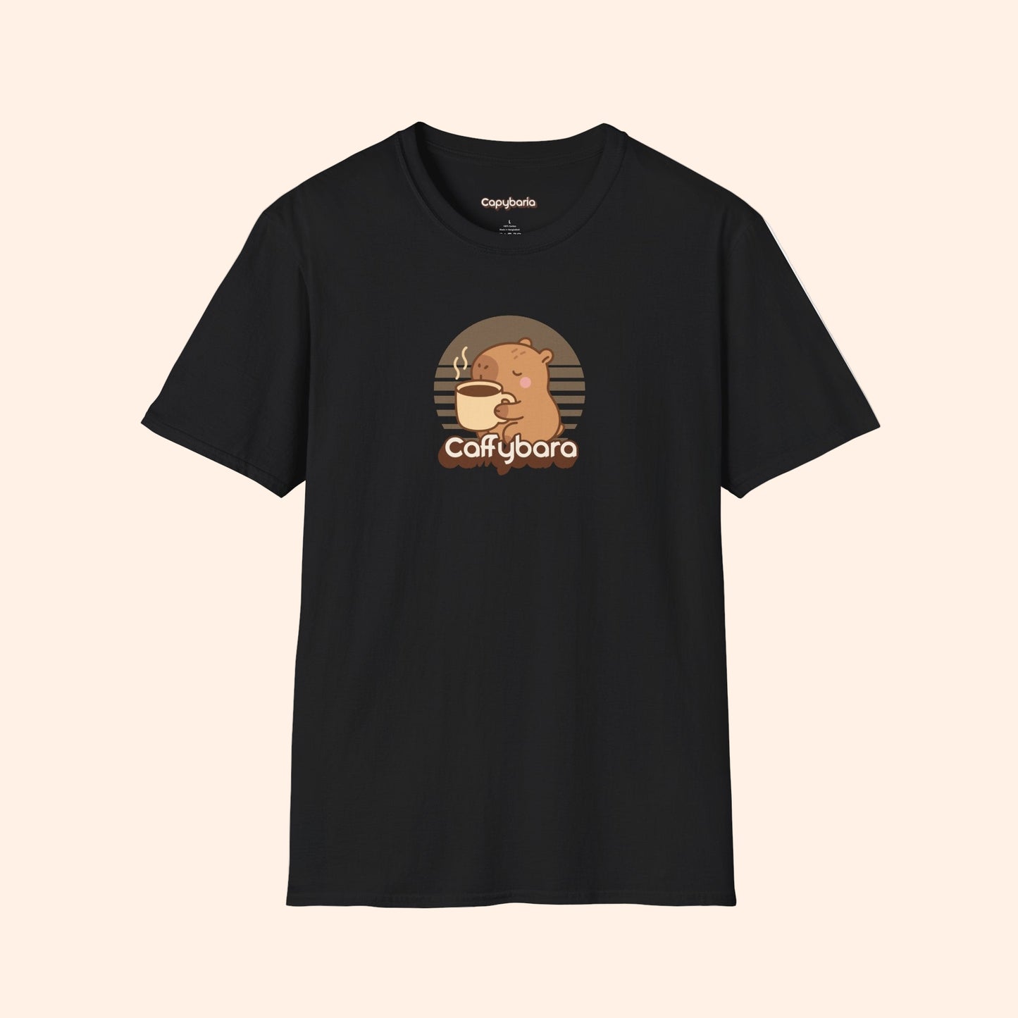 Caffybara Tee - Brown/Black