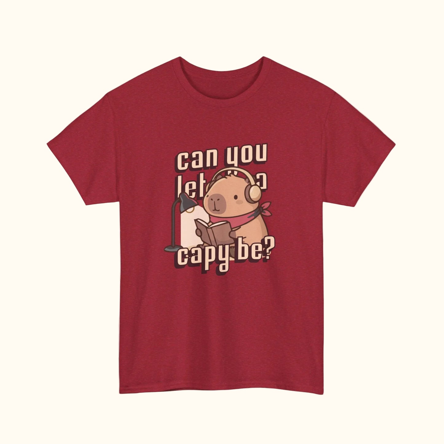 can you let a capy be? - tee
