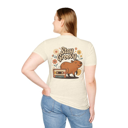 Stay Groovy Capybara T-Shirt