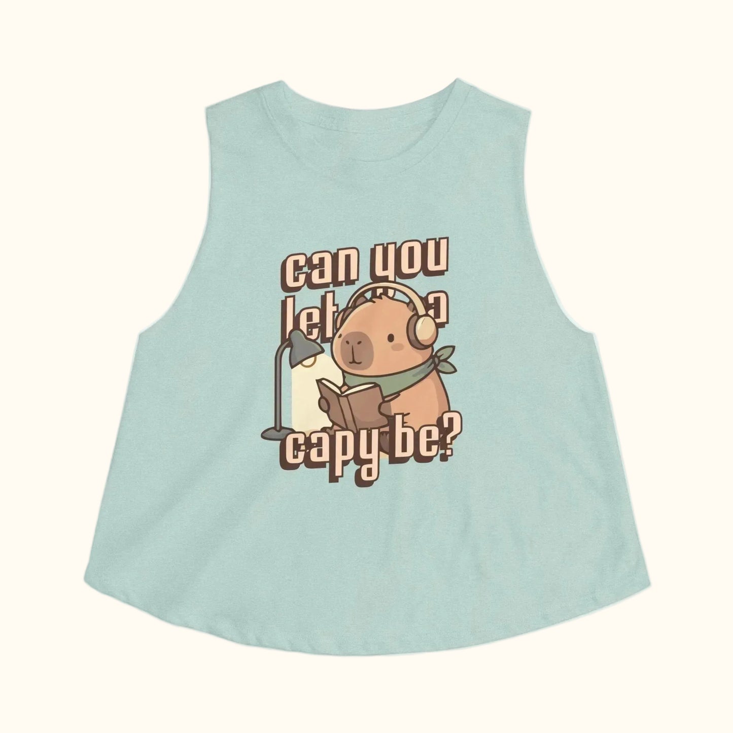 Can You Let a Capy Be? Crop Top