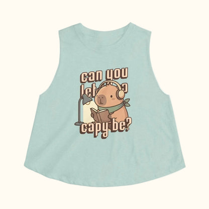 Can You Let a Capy Be? Crop Top