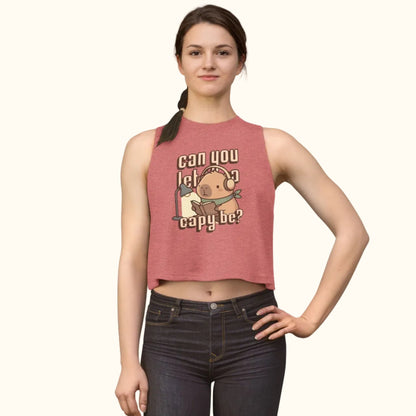 Can You Let a Capy Be? Crop Top