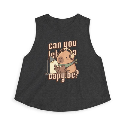 Can You Let a Capy Be? Crop Top