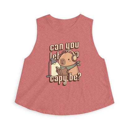 Can You Let a Capy Be? Crop Top